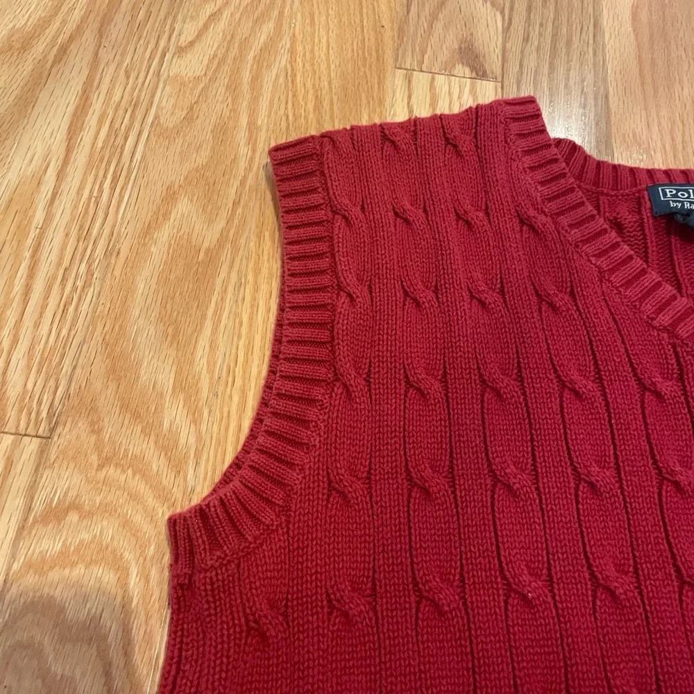 Polo by Ralph Lauren Boy’s Red Sweater Vest